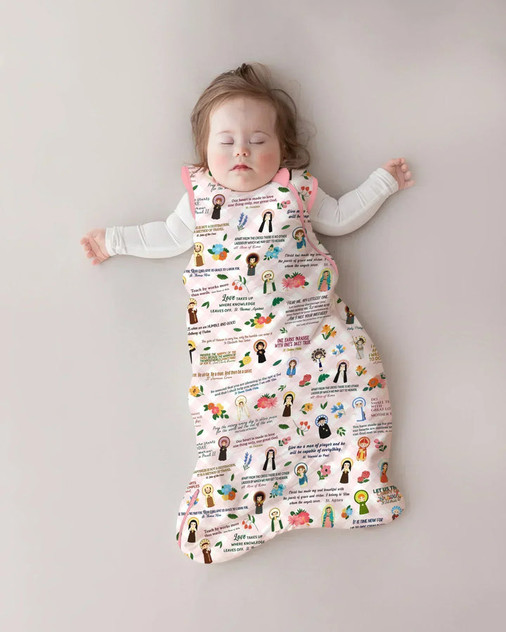 Catholic Saint Quotes Bamboo Sleep Bag