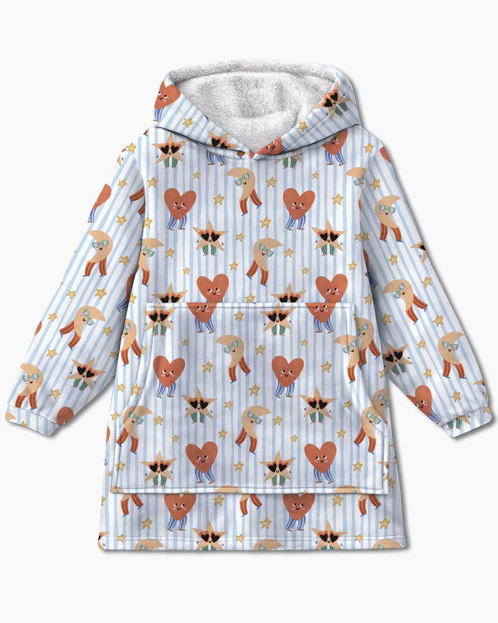 Dance More Dances Wearable Bamboo Blanket Hoodie