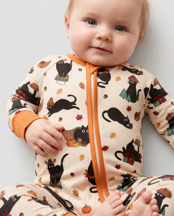 Black Cat Cozy Season Bamboo Convertible Zippy