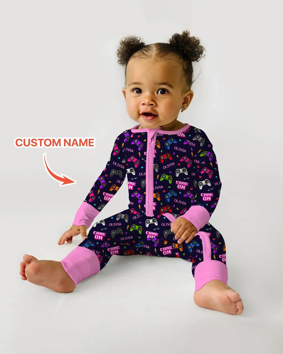 Custom Name Game On Family Matching Bamboo Convertible Zippy