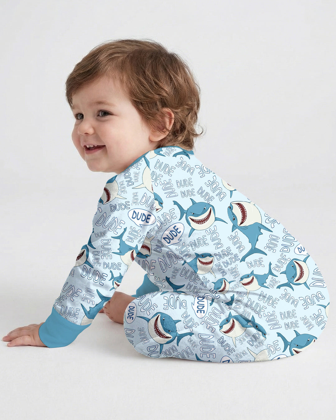 Gerippte Babykleidung mit individuellem Foto - Weich &amp; Skizzenhaft