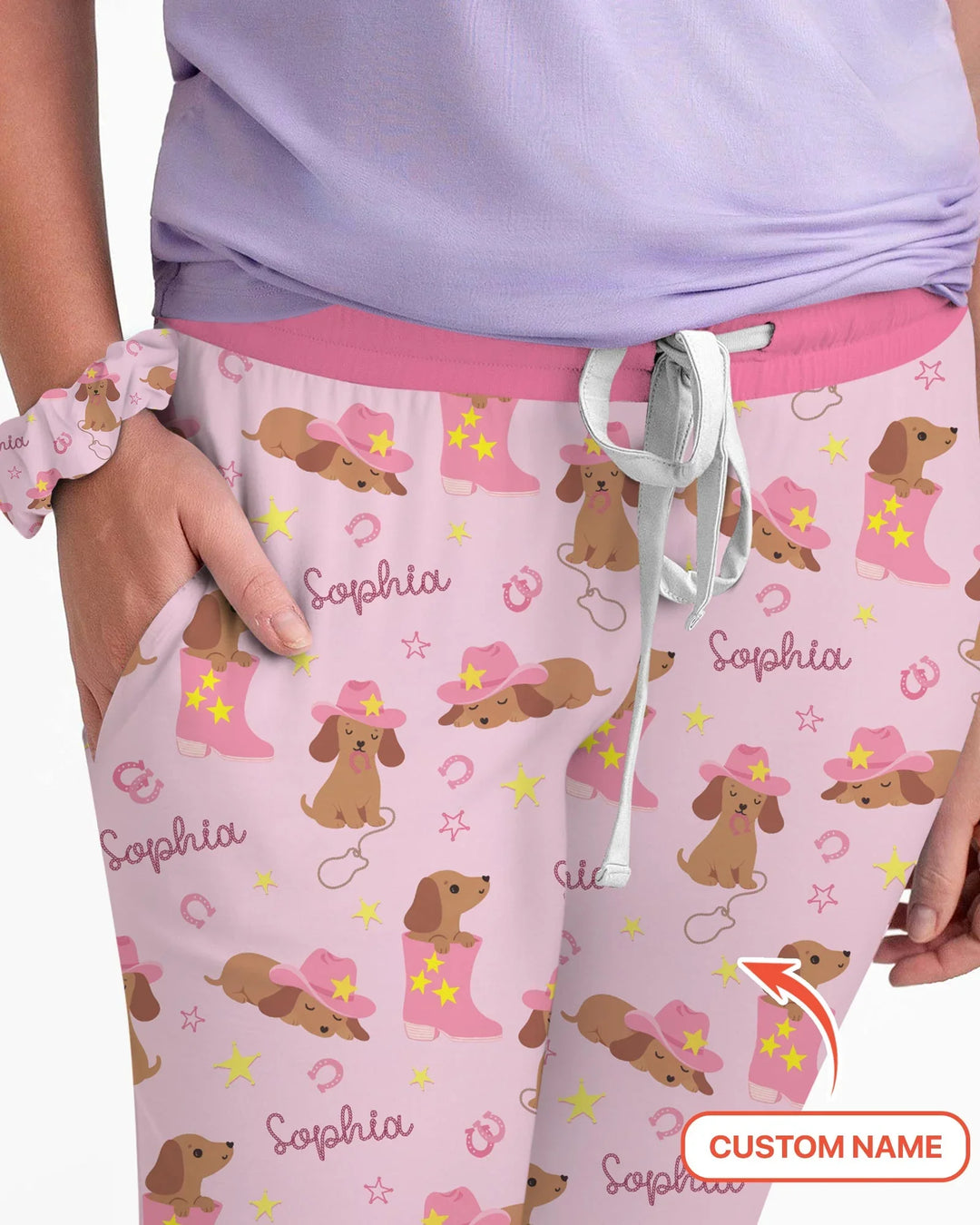 Howdy Dackel Pyjama-Set für Damen