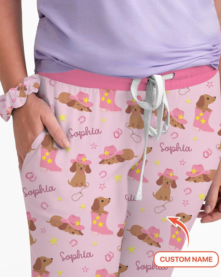 Howdy Dackel Pyjama-Set für Damen