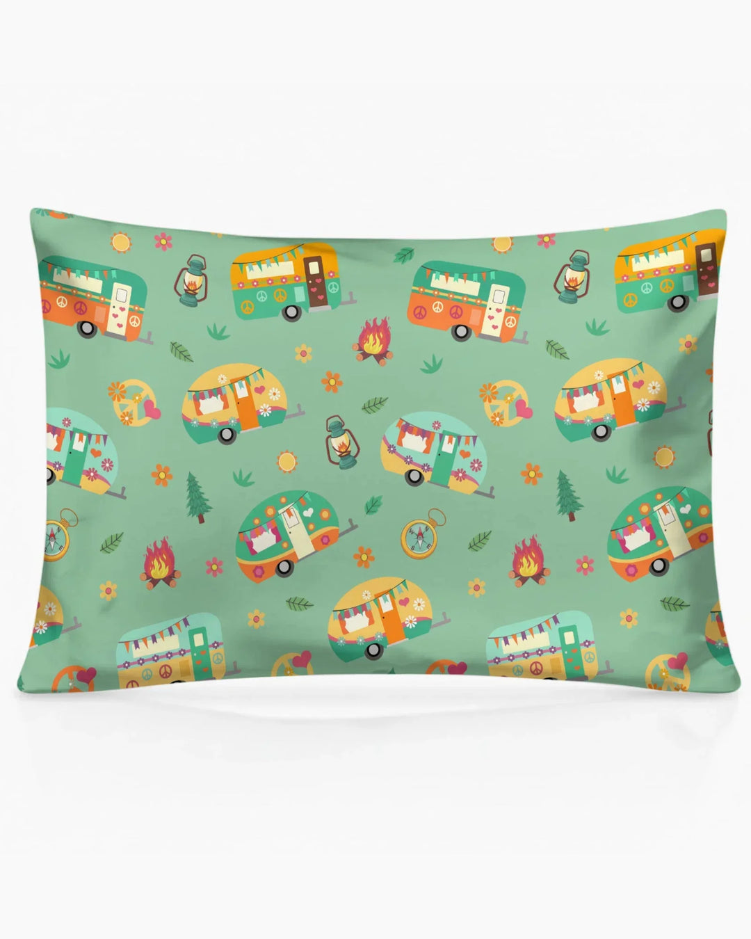 Happy Little Camper Bamboo Pillow Case