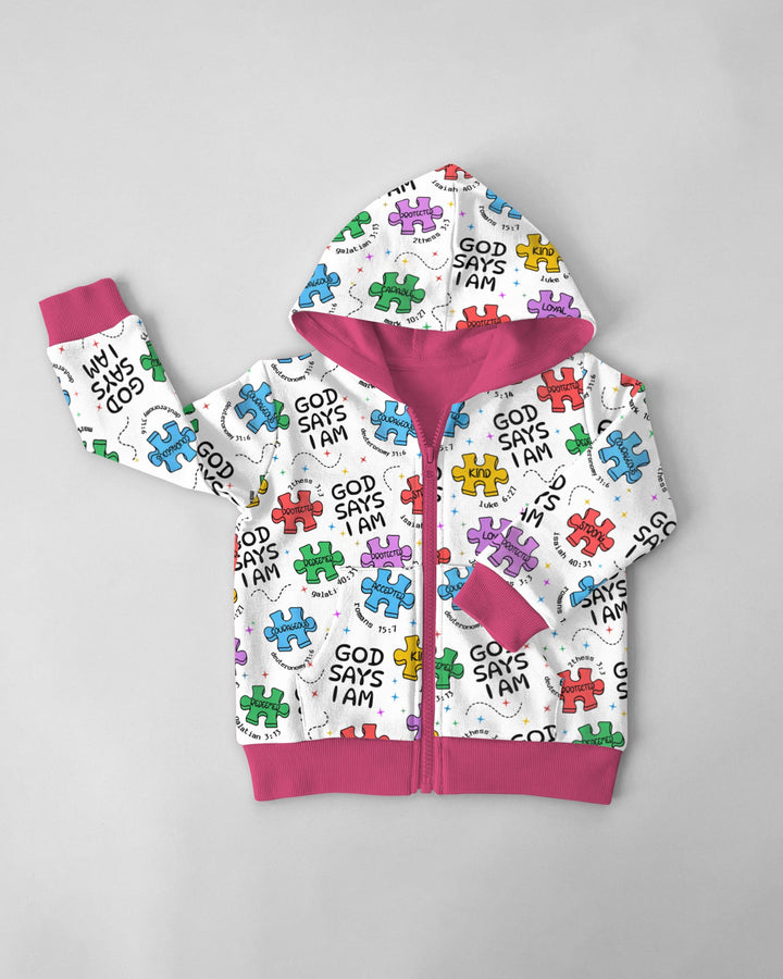 All Pieces Belong Zip Hoodie