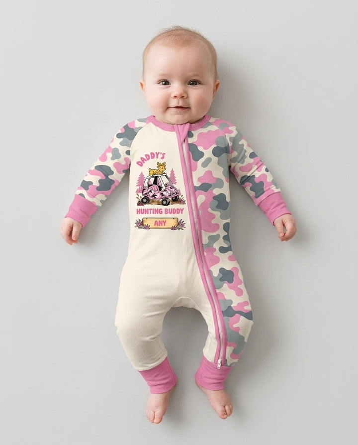 Custom Name Daddy's Hunting Buddy Bamboo Convertible Zippy
