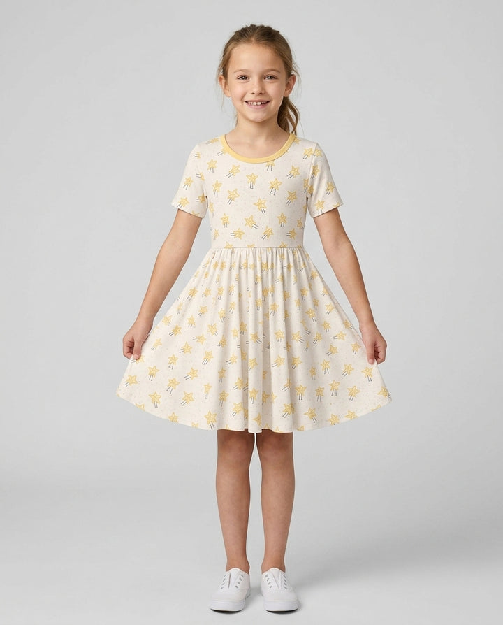 Vorlage Bambus Twirl Kleid