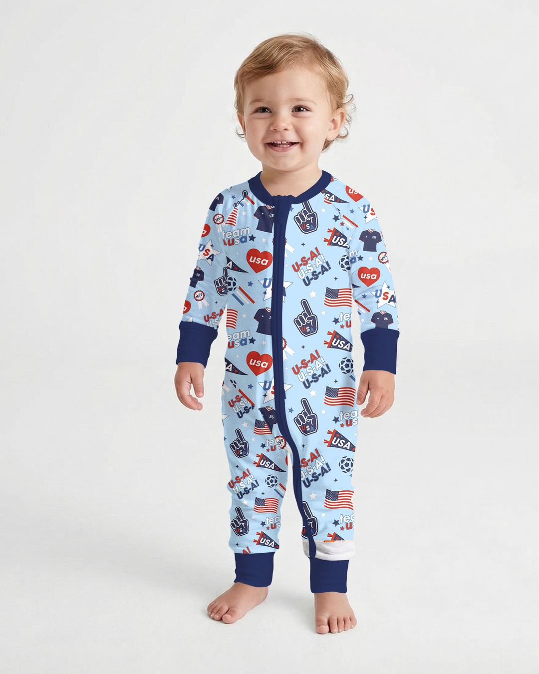 Soccer Party Team USA Bamboo Convertible Zippy