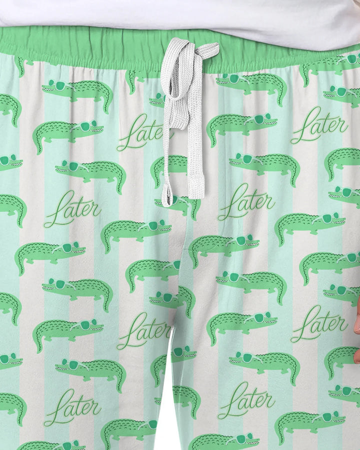 Later Gator Men's Pajama Set