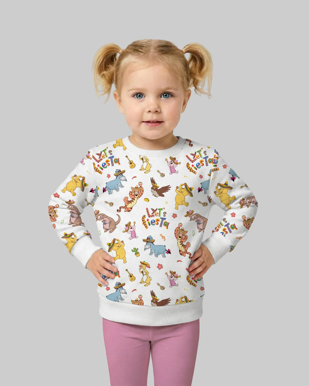 Sudadera de cuello redondo de bambú "Let's Fiesta"