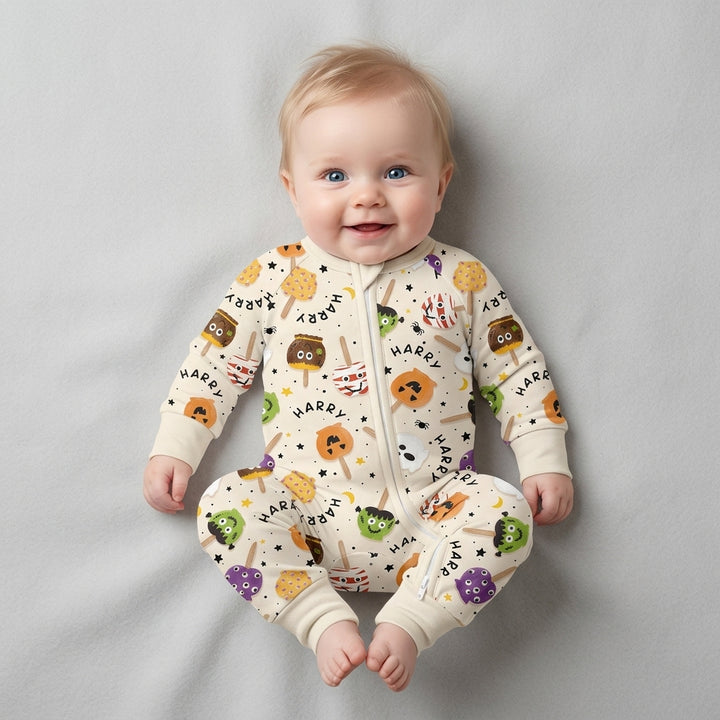 Custom Name Halloween Treats Bamboo Convertible Zippy