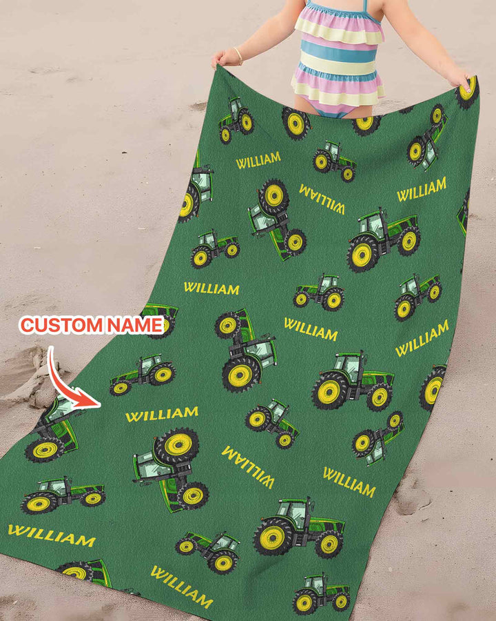 Vorlage personalisiertes Bambus-Strandtuch