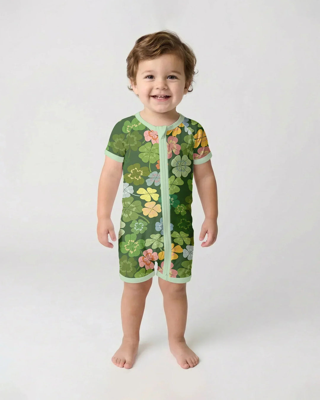 Lucky 4 Leaf Clover Shorty Zippy