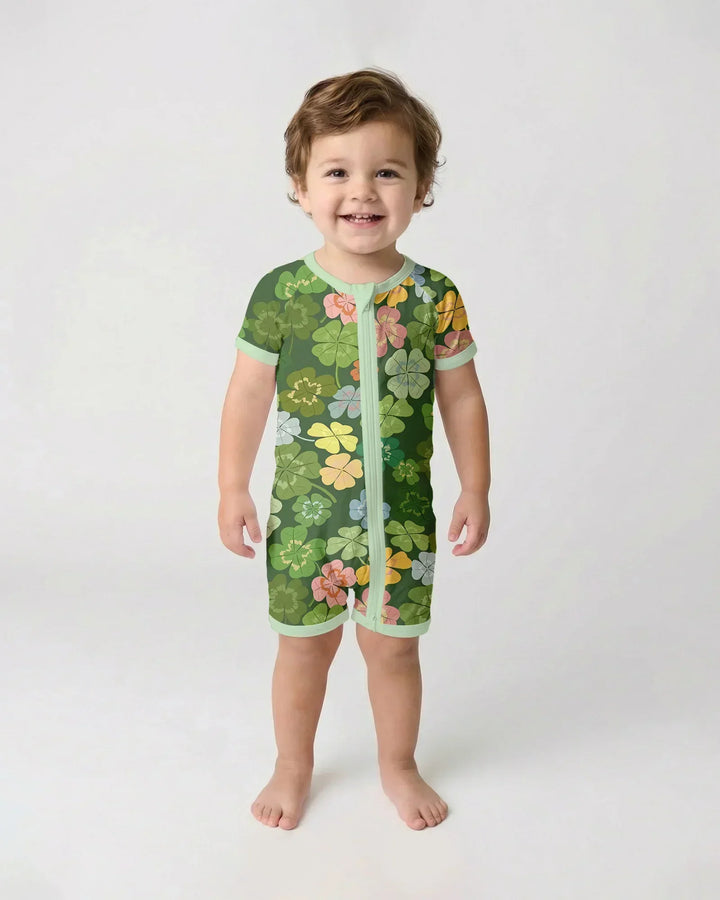 Lucky 4 Leaf Clover Shorty Zippy