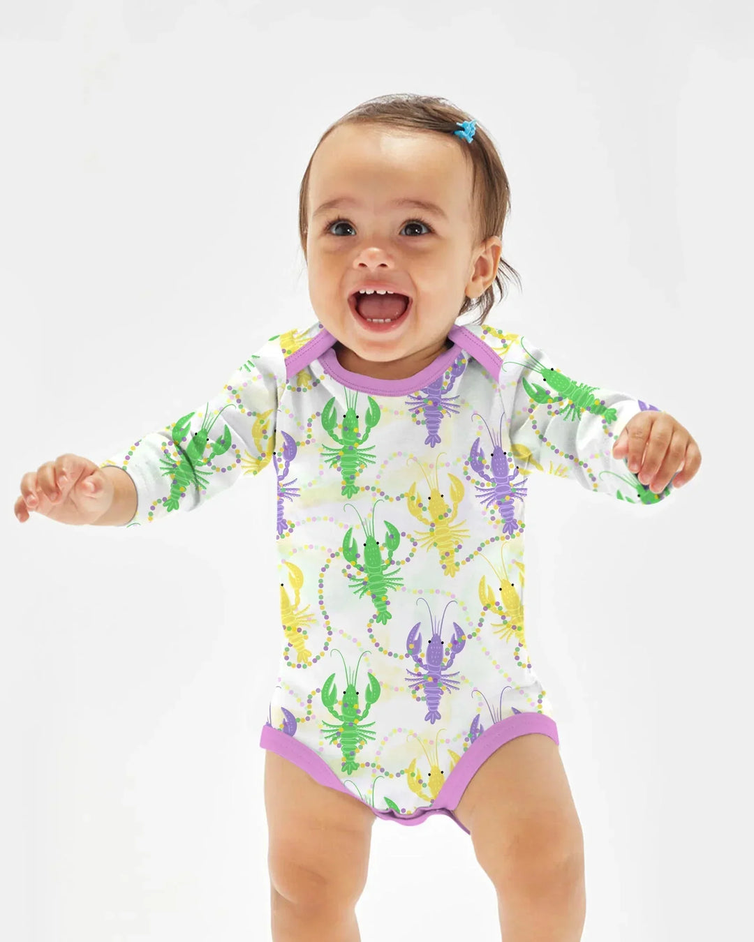 Gerippte Babykleidung mit individuellem Foto - Weich &amp; Skizzenhaft