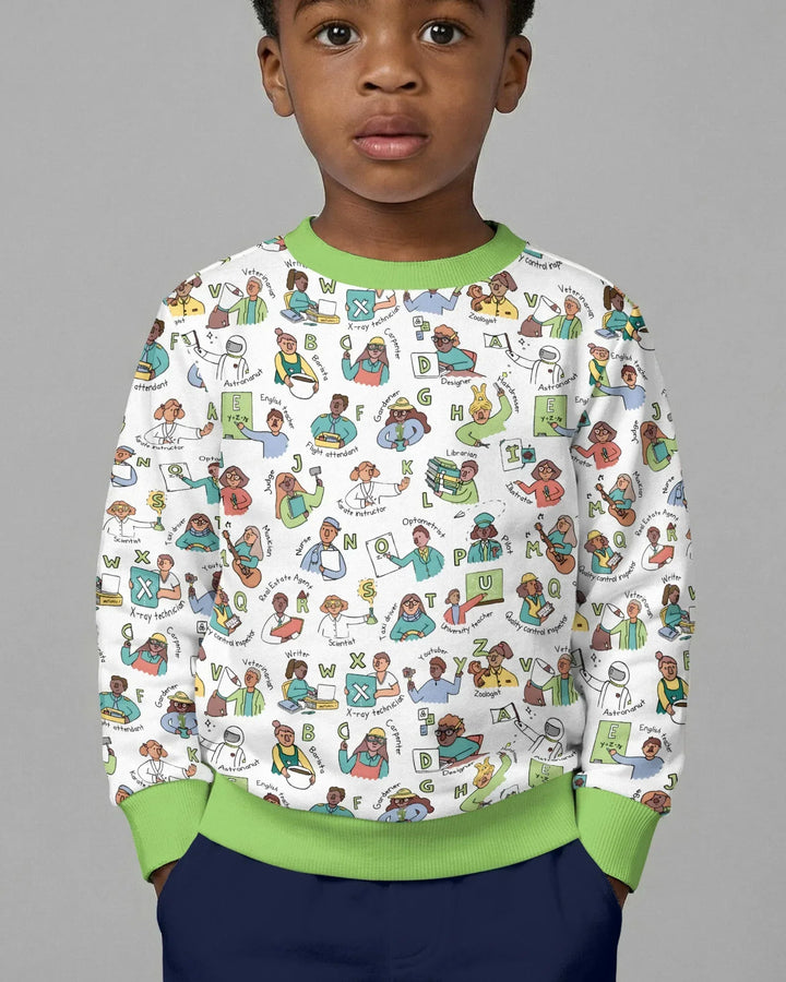 Sudadera de cuello redondo Bamboo Template