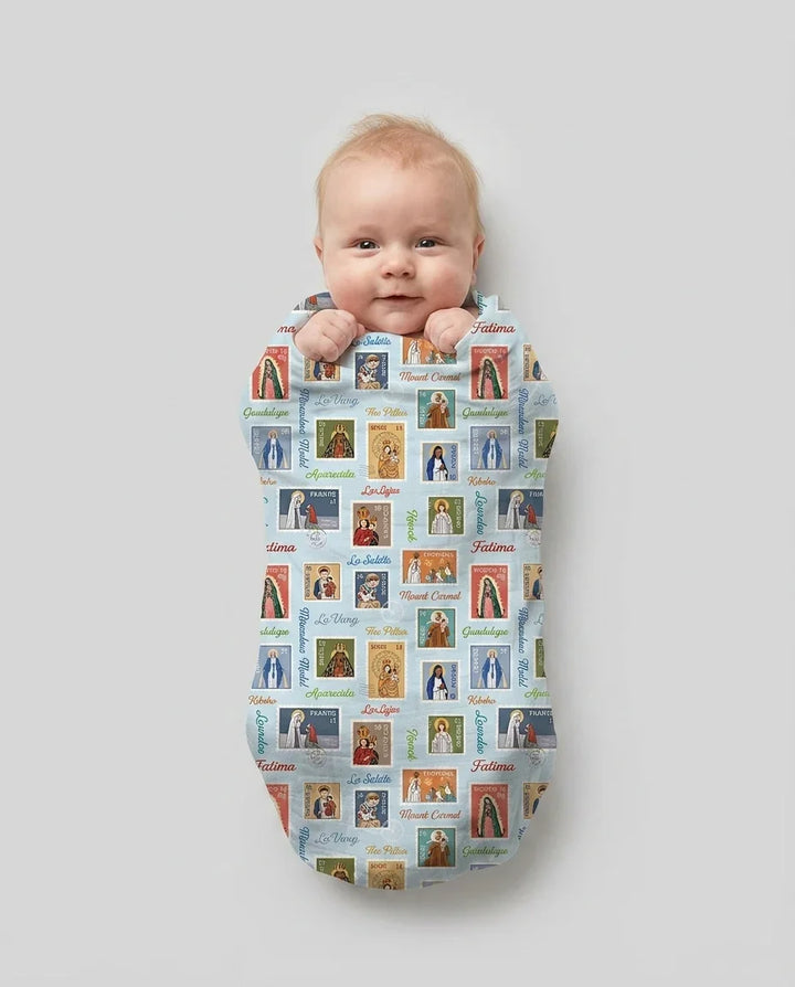 Our Lady, Around the World swaddle blanket