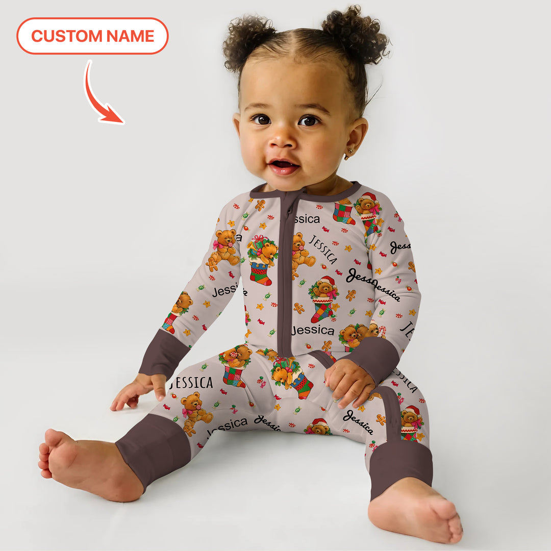 Gerippte Babykleidung mit individuellem Foto - Weich &amp; Skizzenhaft