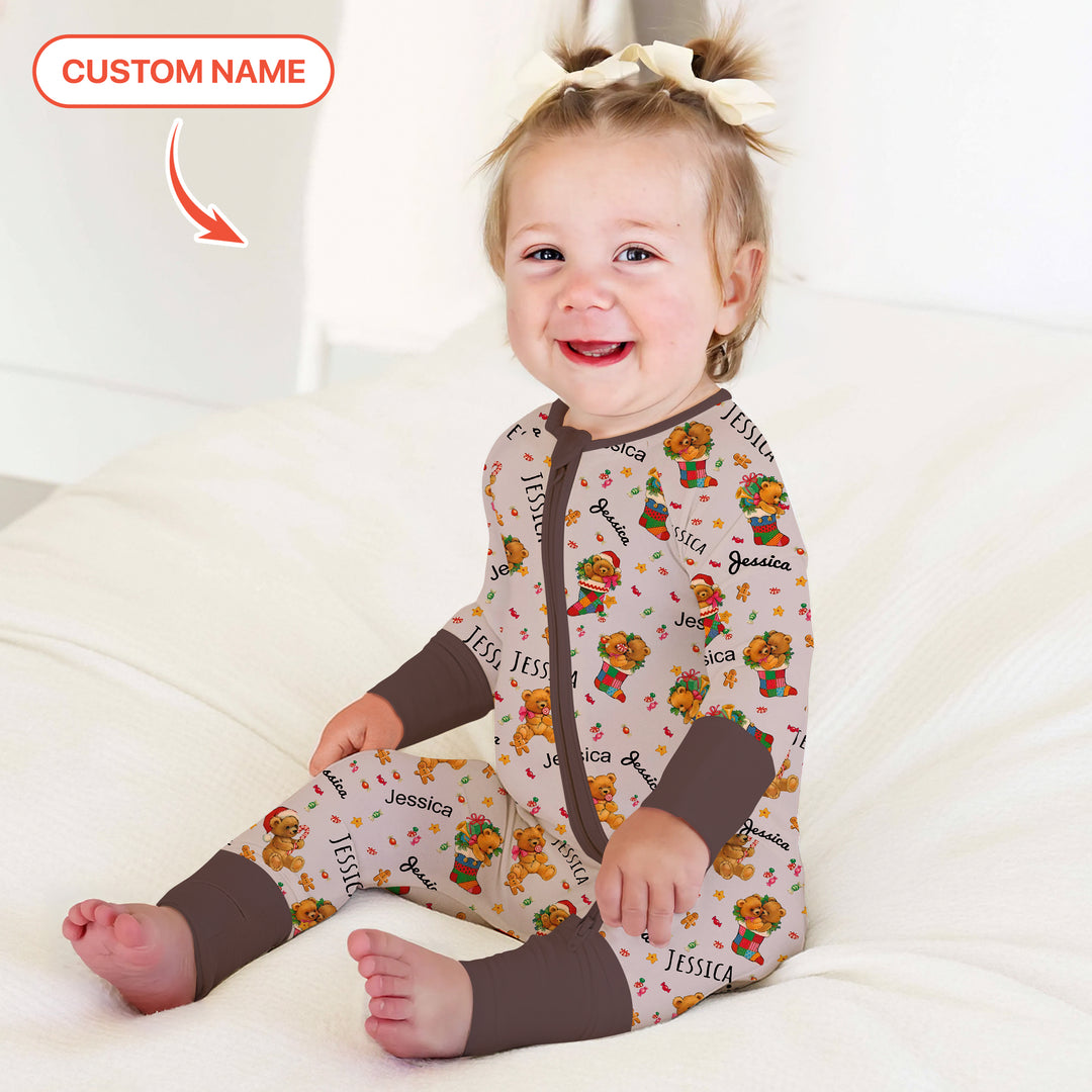Gerippte Babykleidung mit individuellem Foto - Weich &amp; Skizzenhaft