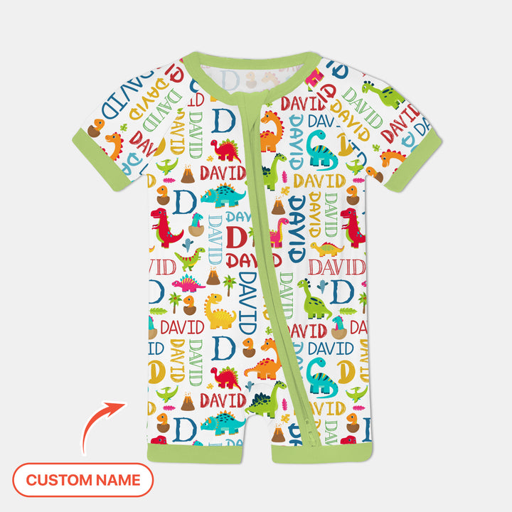 Personalized Fantasy Dinosaur Word Shorty Zippy