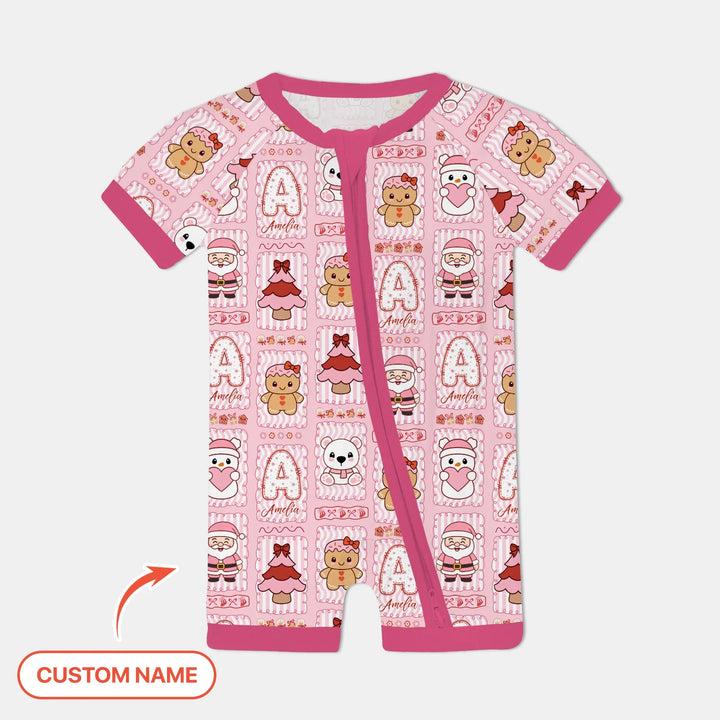 Custom Name Winter Wonderland Shorty Zippy