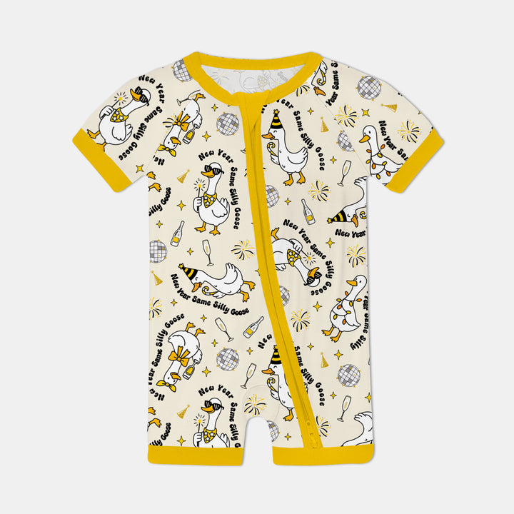 New Year Silly Goose Shorty Zippy