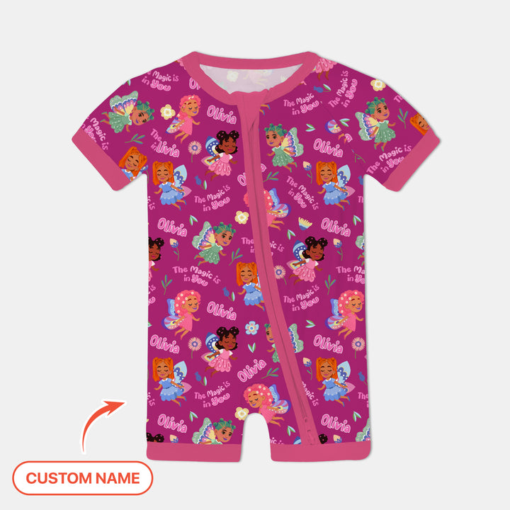 Custom Name Little Garden Fairy Shorty Zippy