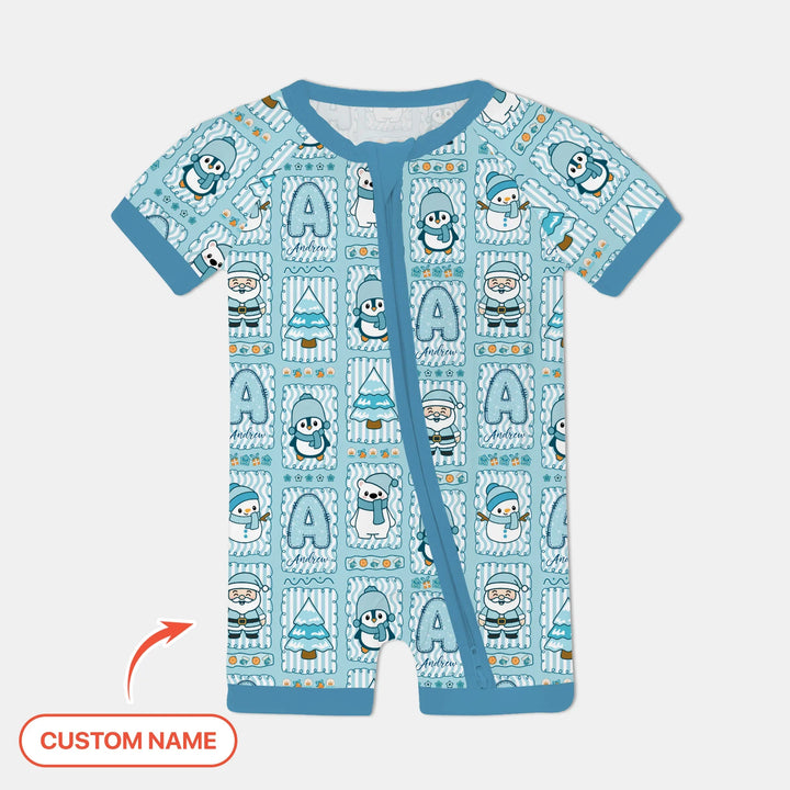 Custom Name Winter Wonderland Shorty Zippy