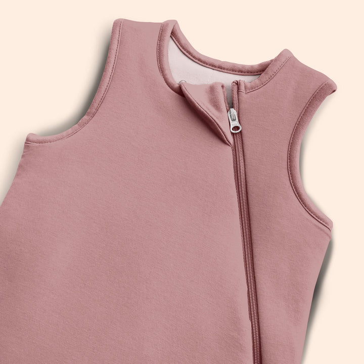 Staubiger rosa Baby Schlafsack Bambus - weich & eng