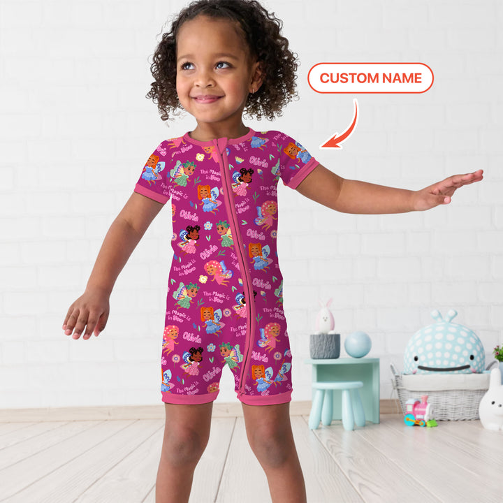 Custom Name Little Garden Fairy Shorty Zippy