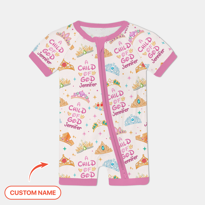 Princess A Child Of God Custom Name Shorty Zippy