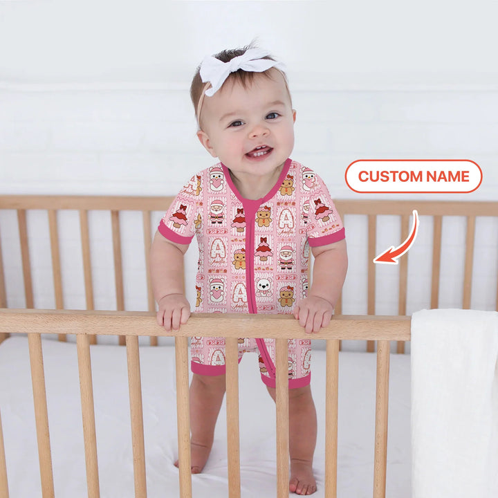 Custom Name Winter Wonderland Shorty Zippy