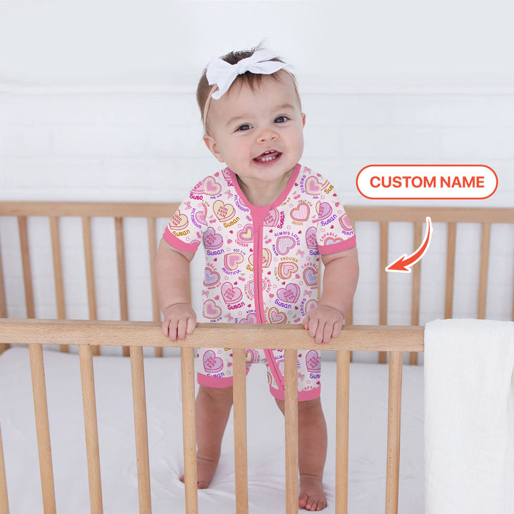 God Says I Am Sweet Heart Matching Mommy & Baby Shorty Zippy