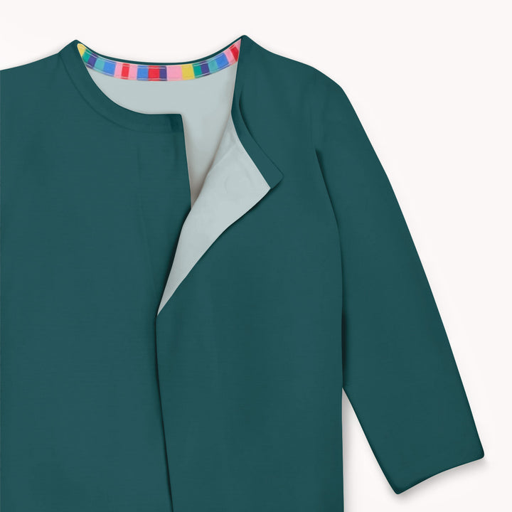 Emerald Magnetic Footie Romper