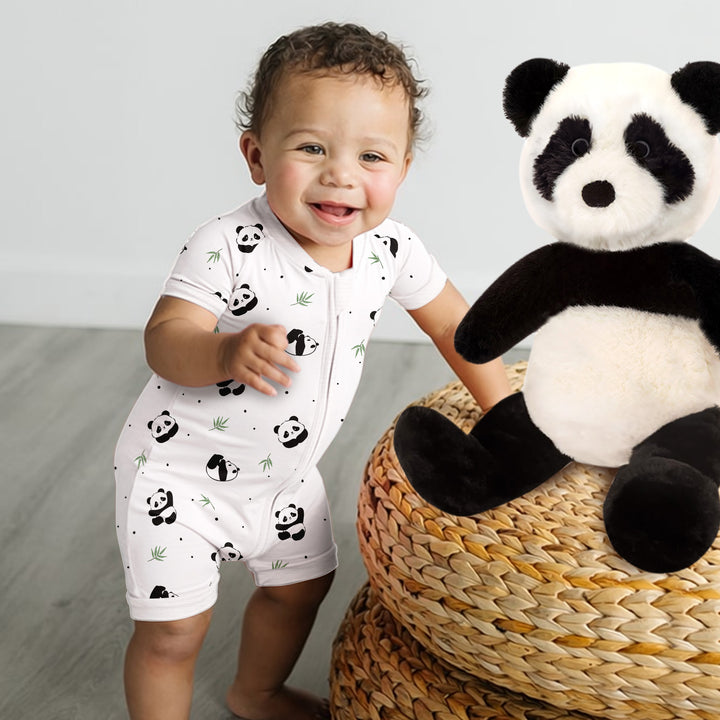 Panda Teddy Bear Bamboo Sleepwear for Baby