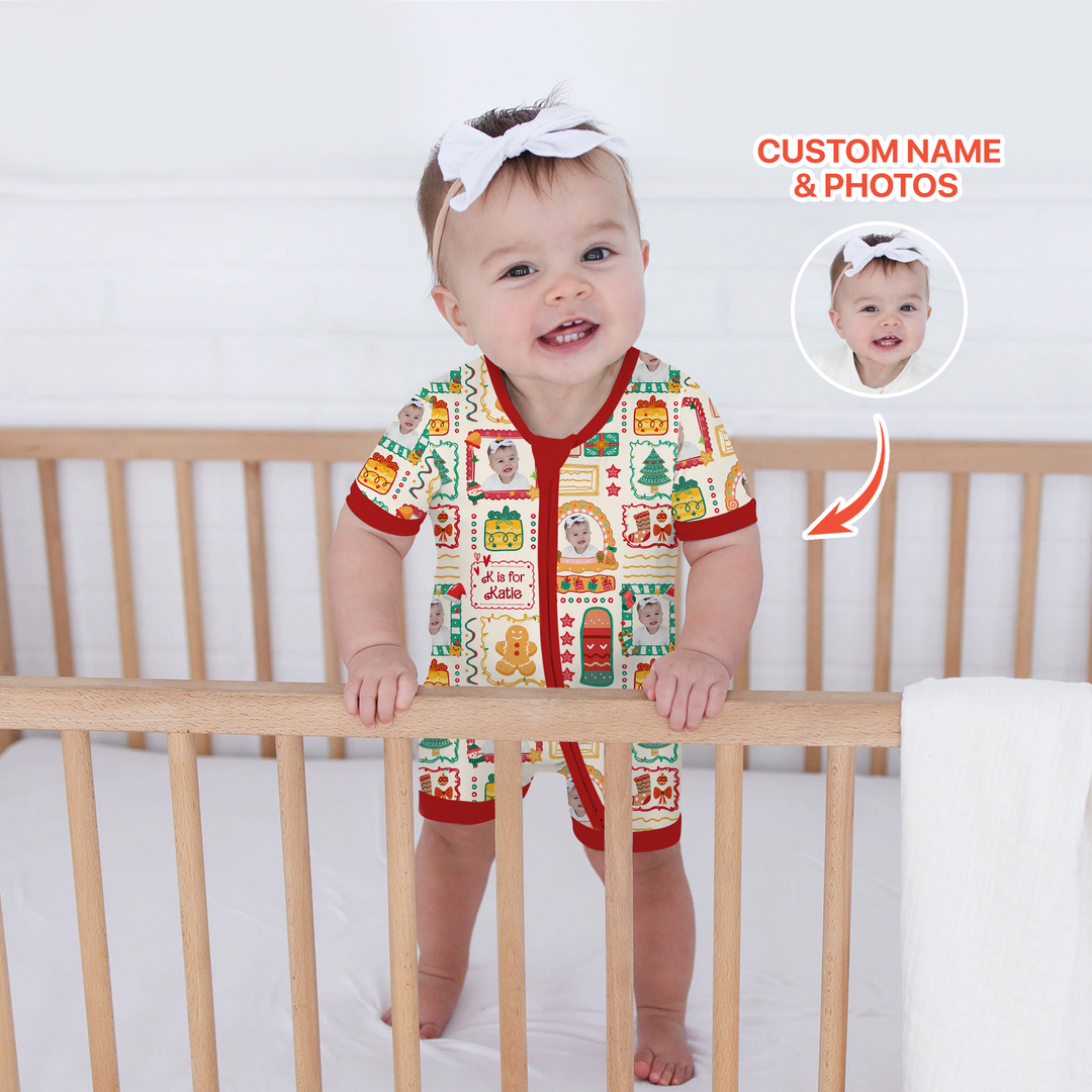 Custom Photo Christmas Frame Custom Name Shorty Zippy