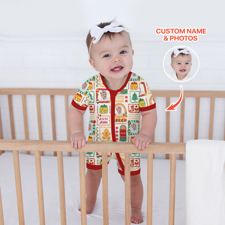 Custom Photo Christmas Frame Custom Name Shorty Zippy
