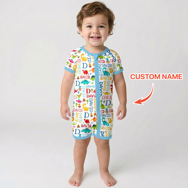 Personalized Fantasy Dinosaur Word Shorty Zippy