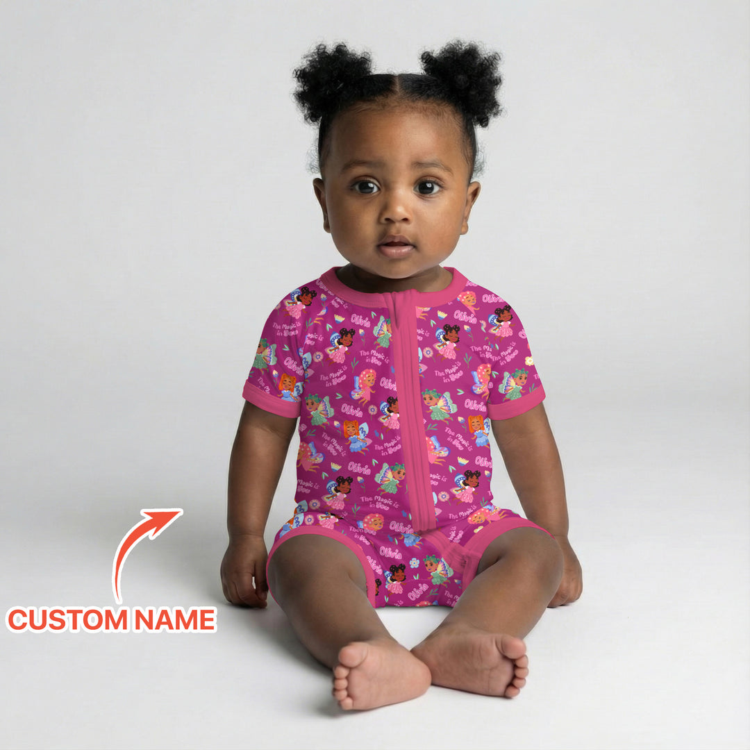 Custom Name Little Garden Fairy Shorty Zippy