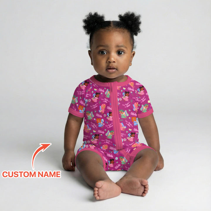 Custom Name Little Garden Fairy Shorty Zippy