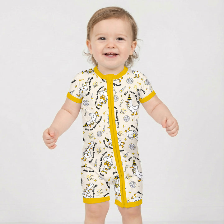 New Year Silly Goose Shorty Zippy