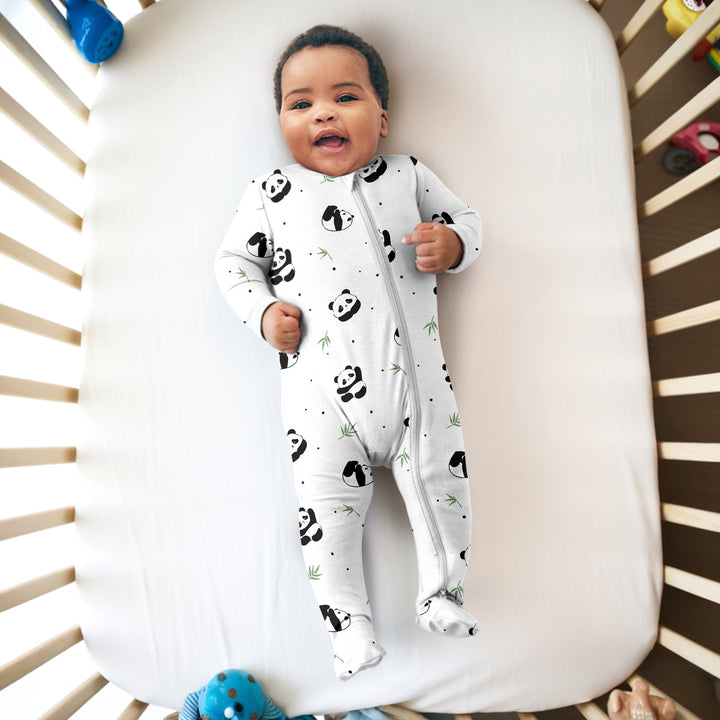 Panda Teddy Bear Bamboo Sleepwear for Baby
