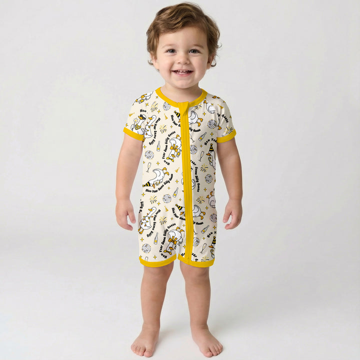 New Year Silly Goose Shorty Zippy