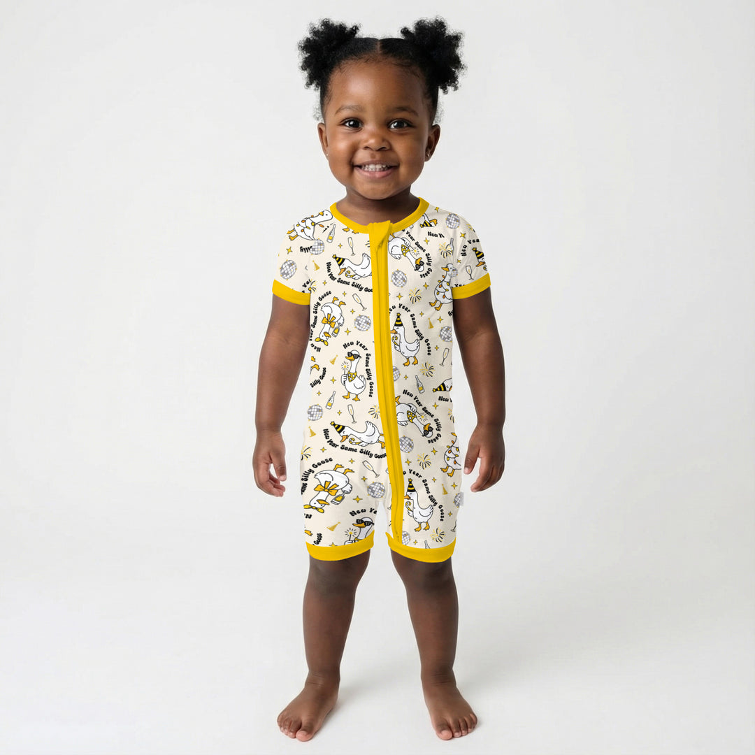 New Year Silly Goose Shorty Zippy