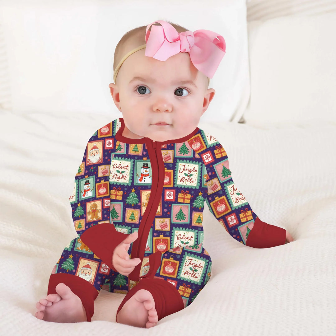 Gerippte Babykleidung mit individuellem Foto - Weich &amp; Skizzenhaft