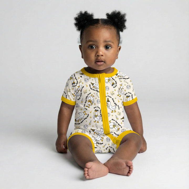 New Year Silly Goose Shorty Zippy