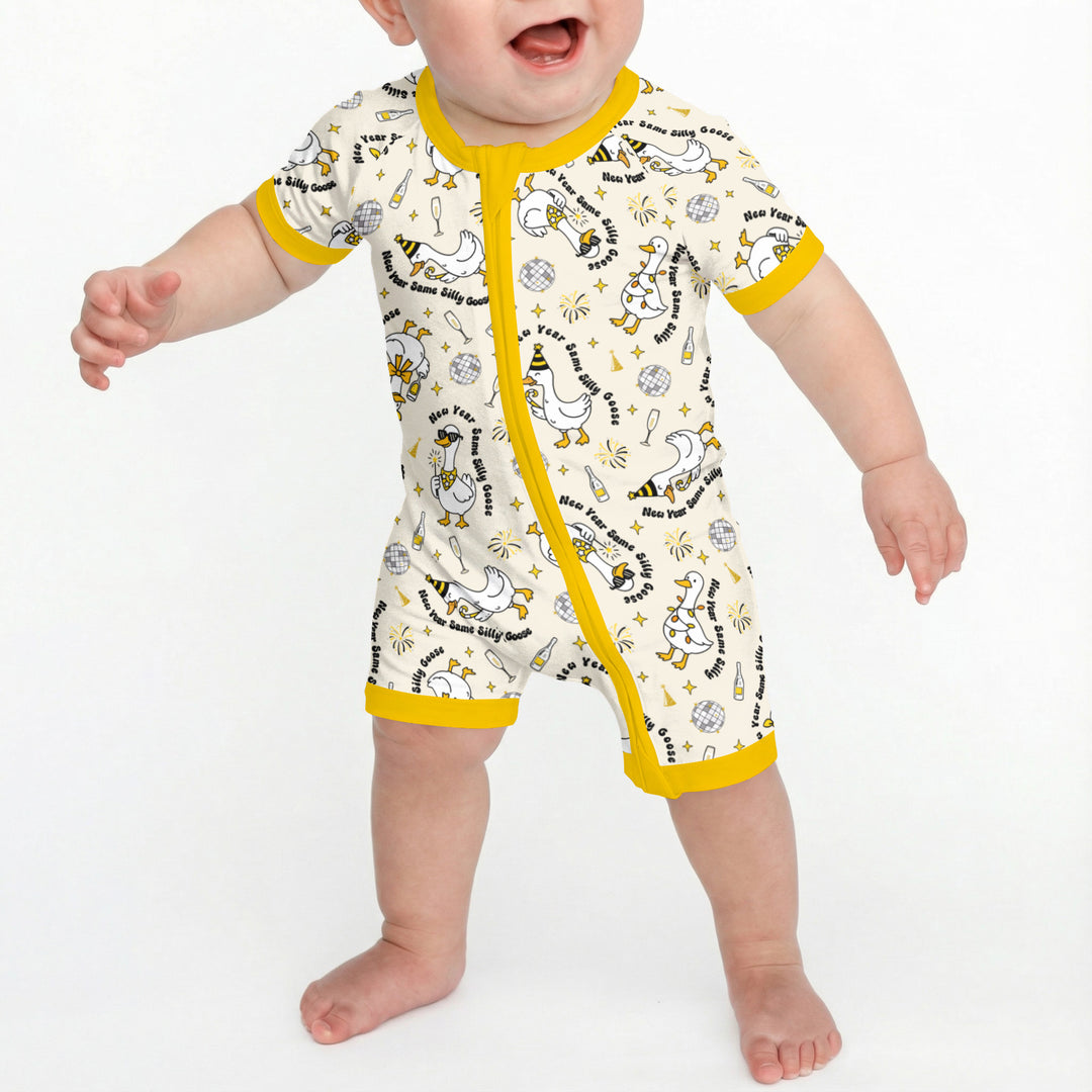 New Year Silly Goose Shorty Zippy