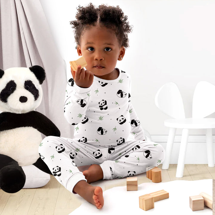 Panda Teddy Bear Bamboo Sleepwear for Baby