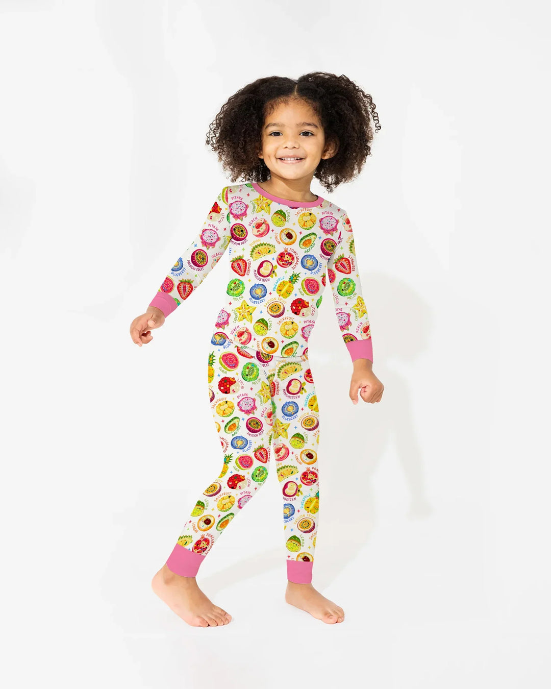 Conjunto de pijama de dos piezas de manga larga de bambú Juicy World