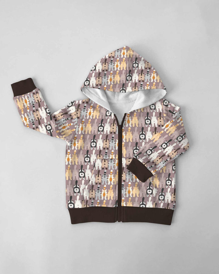 Cheeky Tails Bamboo Zip Hoodie